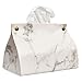 Produktbild REFURBISHHOUSE Marmor Muster Tissue Box PU Leder Haus Auto Serviette Papier Container Papier Handtuch Serviette Fall Beutel Haus Dekor Wei