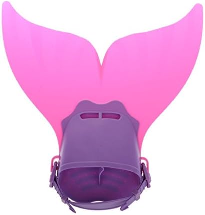 EXOH Funny Fish Tail Mermaid Adjustable Diving Fins Swimming Foot Fins Diving Tool for Children