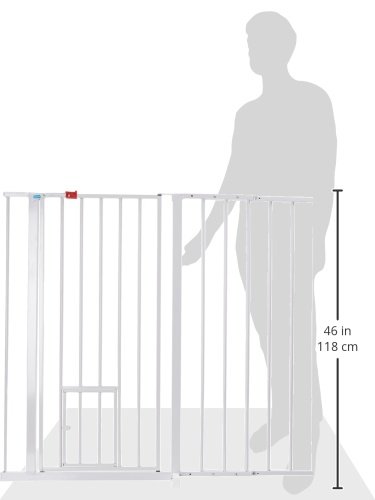 Carlson-Maxi-Extra-Tall-96cm-and-Extra-Wide-150cm-Gate-with-60cm-Extension-Kit