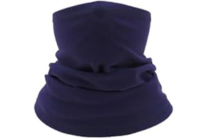 BAVOOTY Scaldacollo Termico Invernale Multifunzione Lungo per Uomo Donna, Passamontagna Tubolare Multiuso, Blu Navy Generico Pile Invernale Uomo per Moto Bici Running Sciare