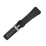 Watermk Watchband Wrist Strap Band Slicone Edelstahl Schnalle einstellbare Ersatz 16mm 18mm 20mm Sportuhr