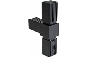 cyclingcolors connettore tubo quadro 20x20 25x25 30x30 plastica 20mm 25mm 30mm quadrato supporti staffe mensole (T (30mm))