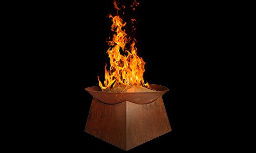 Feuerstelle Pueblo Feuerschale Rost Firebowl Terassenofen Feuerkorb Feuer Grillstelle Garten Gartenausstattung von Jet-Line - 2