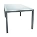 Produktbild Gartenfreude 2700-1013 Aluminium Tisch mit Glasplatte, 160 x 90 x 72 cm