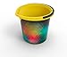 Produktbild Rotho Vario Art Eimer 10 l, Kunststoff (PP), gelb mit Motiv "Prisma", 10 Liter / Durchmesser 29 cm