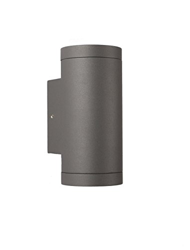 GU10 Außen Wandleuchte – Aluminium Anthrazit Doppelflutig für LED oder Halogen Leuchtmittel Up & Down light - 2