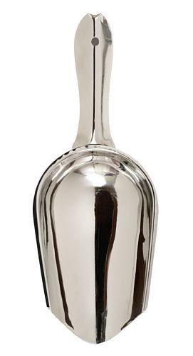 Polished Stainless Steel Bartender's Professional Grade Ice Scoop by Franmara