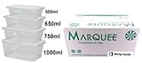 Kunststoff-Einweg-Deckel. 2x50 X Kunststoff 650ml Mikrowelle Essen Takeaway Behälter