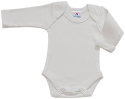 BabywearUK Body Vest Env Neck Long Sleeved - British Made