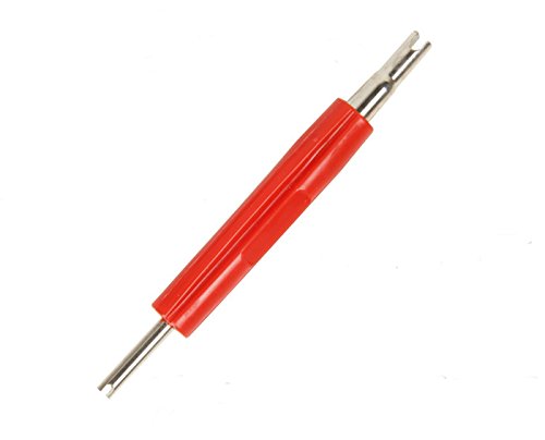 Autostereo Llave para núcleo de válvula de neumático, destornillador, herramienta de reparación, llave para reparación de aire acondicionado