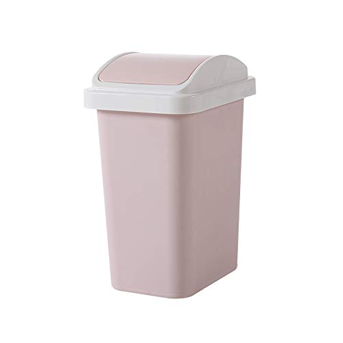 LACMY Poubelle Peut Maison Salon Chambre Salle de Bains Couverte Cuisine créative Grand Papier Plastique Mignon Simple avec Couvercle Poubelle