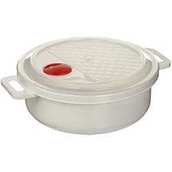 Heidrun 1903 Casserole Micro-Ondes, 20 cm, 1,5 litres, Blanc