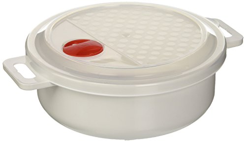 Heidrun 1903 Casserole Micro-Ondes, 20 cm, 1,5 litres, Blanc