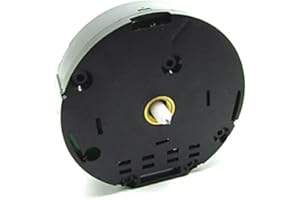 DANS CLOCK SHOP Mecanismo de movimiento de cuarzo redondo alemán de repuesto, eje de 7,1 mm