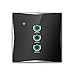 Produktbild Smart Wall Lichtschalter, masamala Smart Switch Arbeiten mit Amazon Alexa und Google Home, Smart Phone Fernbedienung, Überlastschutz (3 Gang)