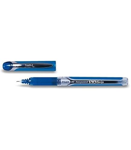 Penne Pilot Hi-Tecpoint V10 Grip - Set Da 3, Colore Blu - Foto 2