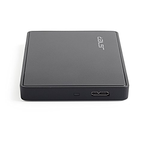 JSVER 2,5 Zoll Externes Festplattengehäuse USB 3.0 für 7mm und 9,5mm 2,5 Zoll Interne HDD SSD, SATA III und UASP Beschleunigung - 2
