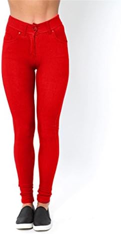 Skinny Womens Jeans Stretchy Jeggings Ladies New Fit Coloured Trousers Size 8 10 12 14 16