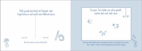 Geschenk für großen Bruder: „kleiner Bruder + großer Bruder“-Buch (Öko, Recycling-Papier, Erinnerungsalbum/ Fotoalbum für Geschwister zur Geburt) - 3