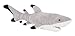 Produktbild Grande peluche grand requin blanc 55 cm
