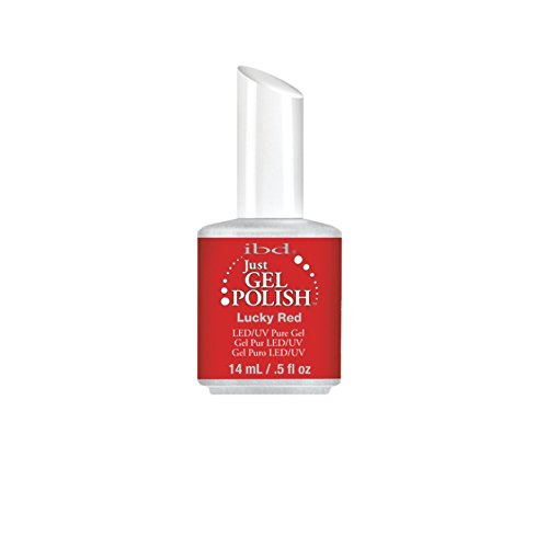 IBD Just Gel UV Esmalte de Uñas, Tono Lucky Red