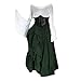 Produktbild Damen Mittelalterkleid Langarm Kleider Gothic Viktorianischen Königin Kostüm Vintage Renaissance Medieval Princess Dress Fantasy-Kostüme Erwachsene Cosplay Karneval Fasching Party Kostüm Maxikleid