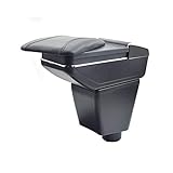 Materialtyp: ABS QCFSXWDDX Für Renault clio 4 / clio 2 armlehne Auto zentral aufbewahrungsbox becherhalter armlehne innenausstattung Auto-Styling Dekoration zubehör