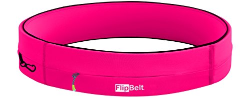 Flipbelt Zipper Premium Running Belt, Hot Pink, Medium