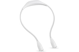 omitium Lámpara LED de lectura, cuidado de los ojos, lámpara LED de cuello con 3 colores de luz para leer, recargable, lámpara de libro para leer, tejer, camping, reparar, batería de 1000 mAh [clase