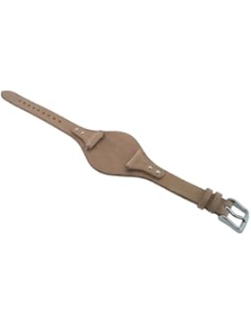 Fossil Uhrband Wechselarmband LB-ES3625 Original Ersatzband ES 3625 Uhrenarmband Leder 18 mm Beige
