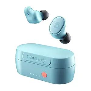 Skullcandy Sesh Evo Truly Wireless Bluetooth in Ear Earbuds with Mic (Bleached Blue)