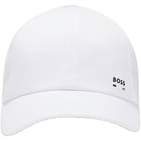 BOSS - Casquette en twill de coton avec monogramme Double B brodé - Beige