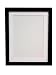 Produktbild Frames By Post  25 mm breiter H7 Bild-/Fotorahmen mit weißem Passepartout 12 x 10 Zoll für Bildgröße 10 x 8 Zoll, schwarz