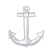 Produktbild Deko Anker Dekofigur 3D Schiffsanker silber Maritime Hängedeko Bootsanker Wanddeko Seefahrt Ankerhaken Pirat Wurfanker Mottoparty Dekoration