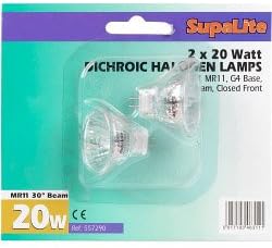SupaLiteHalogen Reflector Lamps 12v 20w 30°