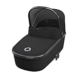 Nacelle pour bébé Légère et Confortable Bébé Confort Oria, Compatible avec Toutes les Poussettes Bébé Confort, Convient Dès la Naissance, de 0 à 6 Mois, Essential Black