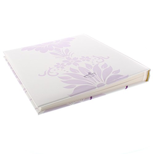 Goldbuch Hochzeitsalbum, 30×31 cm, 60 Seiten mit Pergamin, Ja, Weiß/Flieder, 08021 - 2