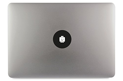 Lego Legostein Kopf Apple MacBook Air Pro Aufkleber Skin Decal Sticker Vinyl (13")