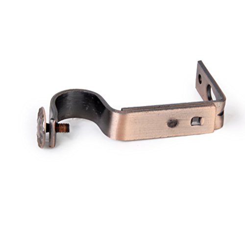 WINOMO 2ST drapierung Gardinenstange Halterung verstellbar 18-22mm - 4