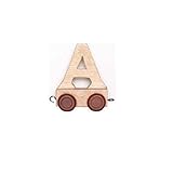 Childrens Personalised Wooden Alphabet Letter Train A-Z Name Set All Letters Available (LETTER A)