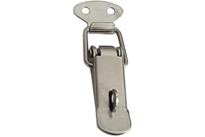 Ejoyous 3 ST Duck Mouth Spänne Järn Verktygslåda Lås Spänne 45 X 16mm Flat Mun Fjäder Hasp för Verktygslådor Skåp Resväskor M