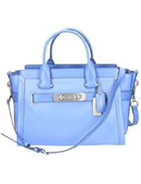 COACH-Bolso, diseño de mujer, cierre con cremallera, un bolsillo interior, con correa desmontable periwinkle-Female azul