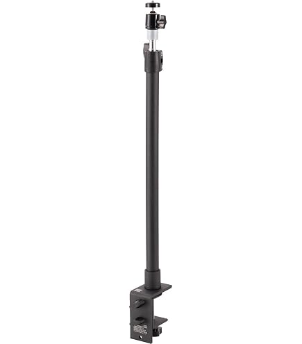 Etour Supporto da scrivania per webcam con testa a sfera a 360°, base pesante regolabile in altezza, compatibile con webcam Logitech C920 C922 Brio 4K e altre webcam con filettatura da 1/4