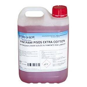 PISOS EXTRA COTTON Detergente para suelos y superficies muy perfumado 5L