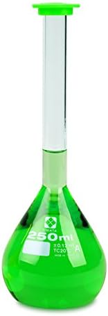 Sibata 2303A-100 Class A 100mL Volumetric Snap Cap Flasks (Pack of 4)