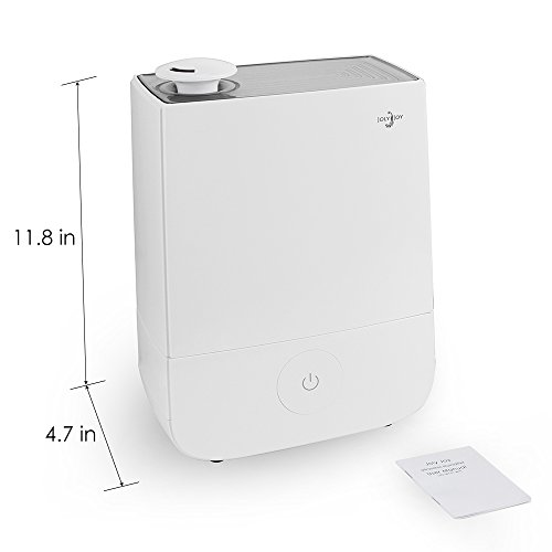 Joly Joy Luftbefeuchter 4L Ultraschall Humidifier mit kühlem Dampf mit 3 Modi zur Verbesserung des Raumklimas, Weiß - 8