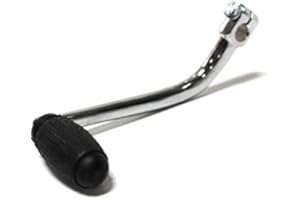 Streetparts24 Gear Lever Curved with Rubber Suitable for Zündapp GTS, C 50 Sport, KS 50, CS 50, CX - Replacement Part Suitable for Many Zündapp Models