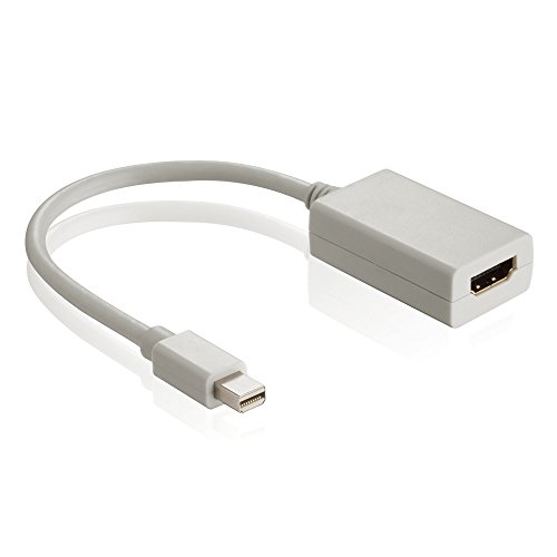 Sentivus Mini DisplayPort (Thunderbolt) zu HDMI Adapter | 1080p (Full HD) | miniDP Stecker auf HDMI Buchse (Typ A) | ideal für Apple-Geräte (MacBook Air, Mac Book Pro, usw.) - PC oder TV - 1080p
