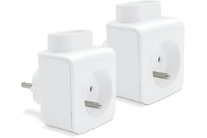 LEA NETWORKS Lea NetFilter Pack de 2 Filtres - Filtre CPL pour accélérer Le débit des CPLs en filtrant Les bruits des appareils électroniques