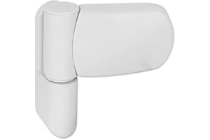 UPVC Door Flag Hinge Avocet MT3D Mini Triad Adjustable For Double Glazing Doors (White pack of 1)